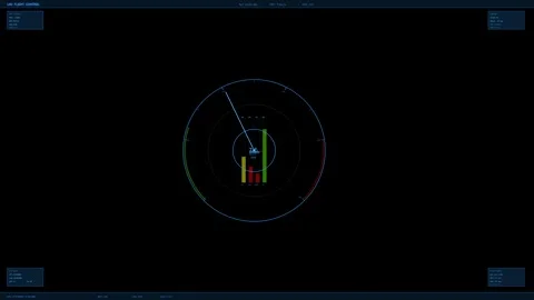 Hud interface animation for video creator or websites showing data visualiz.. Stock Footage 328436007