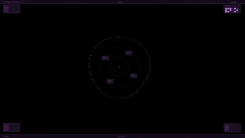 Hud interface animation for video creator or websites showing simple design.. Stock Footage 328436531