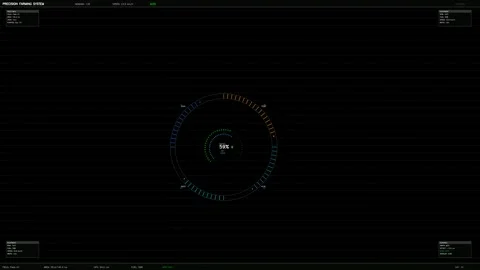 Hud interface animation for video creators and websites designed for visual.. Stock Footage 328434520
