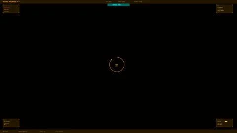 Hud interface animation for video creators and websites displaying loading .. Stock Footage 328435988
