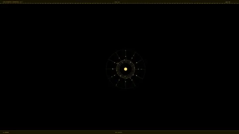 Hud interface animation for video creators or websites that shows interacti.. Stock Footage 328436036