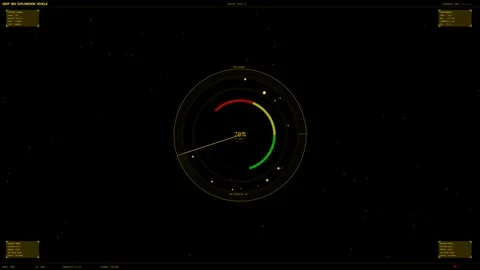 Hud interface animation for video creators and websites showing visual data.. Stock Footage 328436510