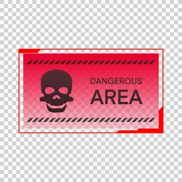 Hud interface element attention sign warning graphic Illustrazione stock