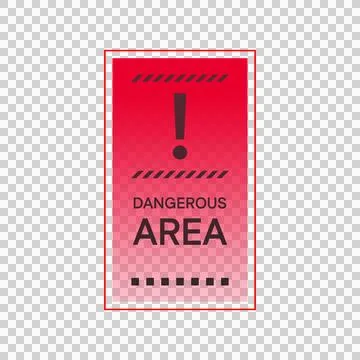 Hud interface element attention sign warning vector Illustrazione stock