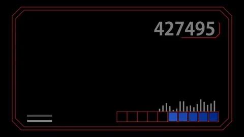 Hud interface Stock Footage 76697000