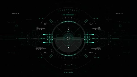 HUD interface Stock Footage 232366188