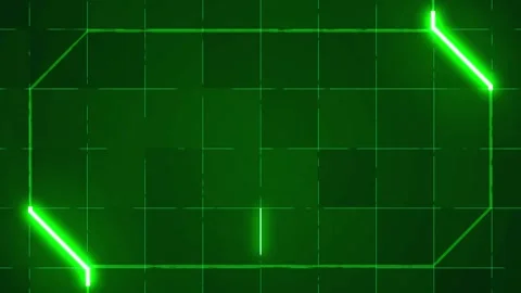HUD interface lines forming geometric shape with glowing effect Stock Footage 327470324
