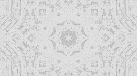 HUD interface with white lines, 3d render background with digital integrat... Stock Photos