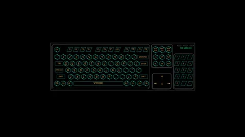 Keyboard Hud Stock Footage ~ Royalty Free Stock Videos | Pond5