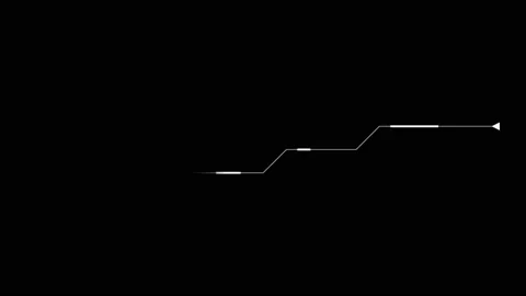 HUD line elements 3 Stock Footage 217897675