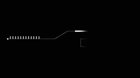 HUD line elements 50 Stock Footage 217897725