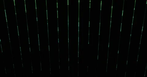 HUD lines in motion. abstract background from particles and dots. High-tech Stock Footage 172220430