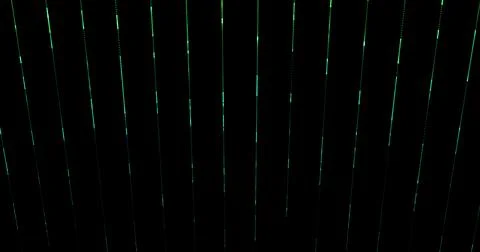 HUD lines in motion. abstract background from particles and dots. High-tech Stockillustratie