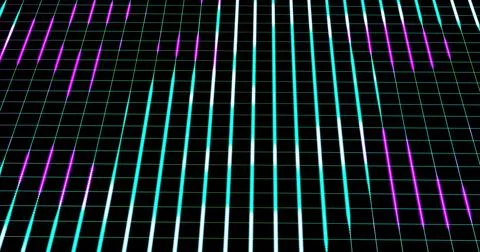 HUD lines in motion. abstract background from particles and dots. High-tech 스톡 일러스트