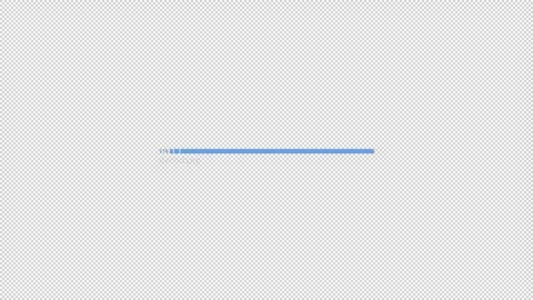 HUD loading element - decoding linear progress bar. Video stock 242389335