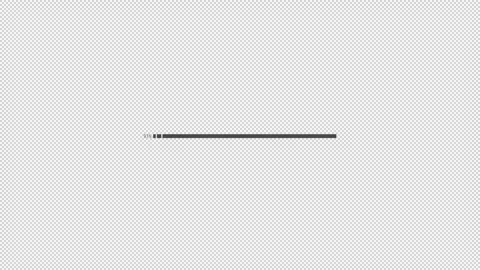 HUD loading element - decoding linear progress bar. Video stock 244947750