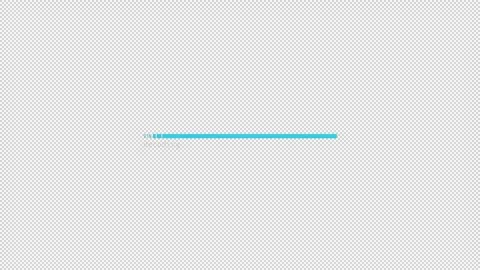 HUD loading element - decoding linear progress bar. Video stock 245466738