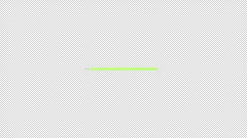 HUD loading element - horizontal linear progress bar. Stock Footage 245466745