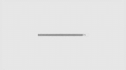 HUD loading element - progress indicator with percentage. Stock Footage 244947797