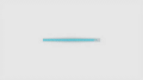 HUD loading element - progress indicator with percentage. Stock Footage 245466769