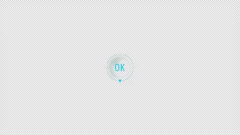 HUD loading element - round progress bar with percentage. Stock Footage 241502905