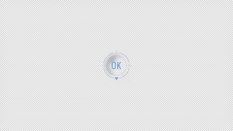 HUD loading element - round progress bar with percentage. Stock Footage 242389621