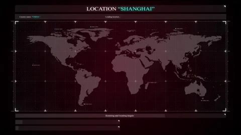 HUD Location Shanghai Stock Footage 343576844