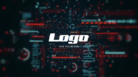 HUD Logo Reveal Stock After Effects