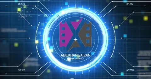 HUD Logo Reveal Stock After Effects