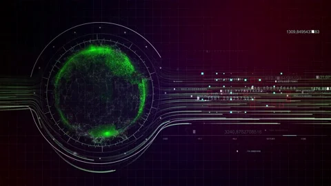 HUD Map 03 Stock-Footage 168322061