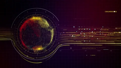 HUD Map 05 Stock-Footage 168325666