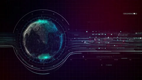 HUD Map 06 Video stock 168326735