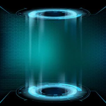 HUD menu user interface Illustrazione stock