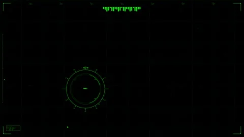 Hud military animation for sci fi war videos featuring digital elements and Video stock 328343138