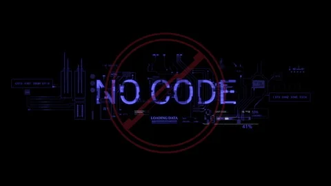 HUD No code blue. Data Information 스톡 동영상 290952551