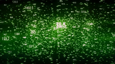 Hud numbers animation Видео 102058544