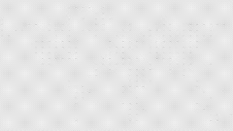 HUD with numbers on different part of world map. Stock Footage 153517646
