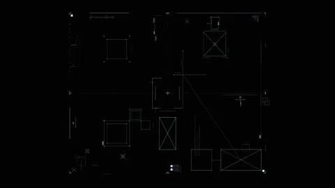 HUD panel 2 Stock Footage 211285269