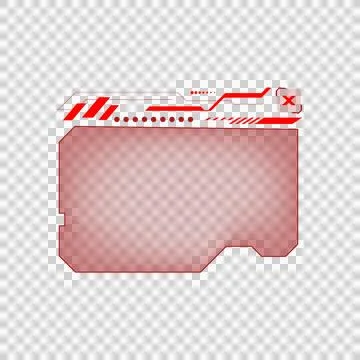 Hud panel frame futuristic overlay element gaming design 스톡 일러스트