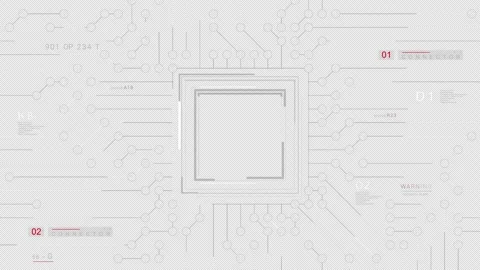 HUD PNG alpha. Circuit Data Information Stock Footage 306592329