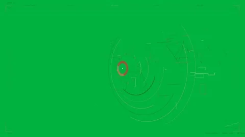 HUD pulse starting growing arcs, forming mesh, spreading data blocks for boot on Stock Footage 334118780