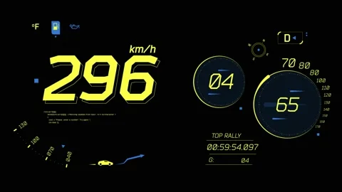 HUD R ANALOG DEVICE Stock Footage 205586436
