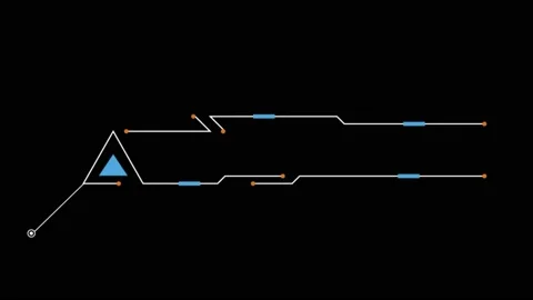 HUD-R-CALL OUT Vídeo Stock 207635382