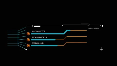 HUD-R-graph Video stock 205996462
