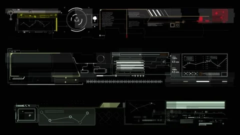 HUD R R Video stock 205588560