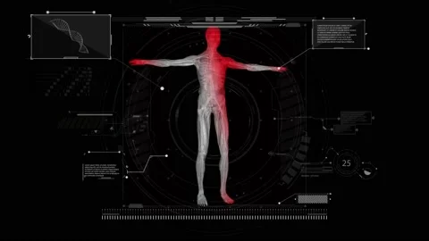 HUD R SCAN (10) Stock Footage 170212596