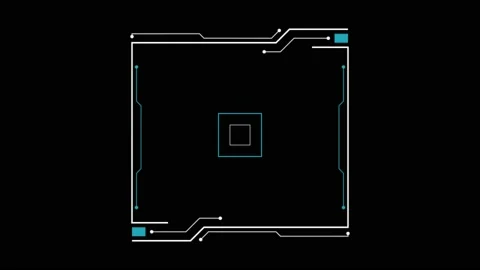 HUD R square Stock-Footage 207072657