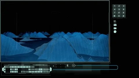 HUD R sR 動画素材 205590399