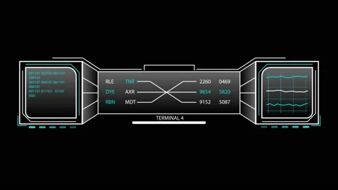 HUD-R-UPDATE Stock Footage 207348040