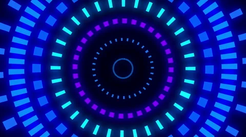 HUD radial waves Video stock 65729928